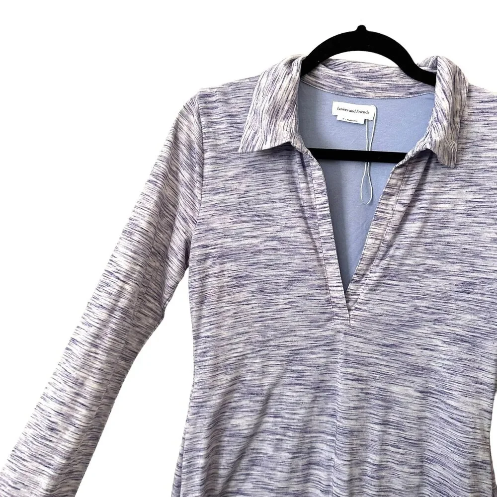 LOVERS‎ AND FRIENDS Heathered Shirt Mini Dress NWOT Sz Medium